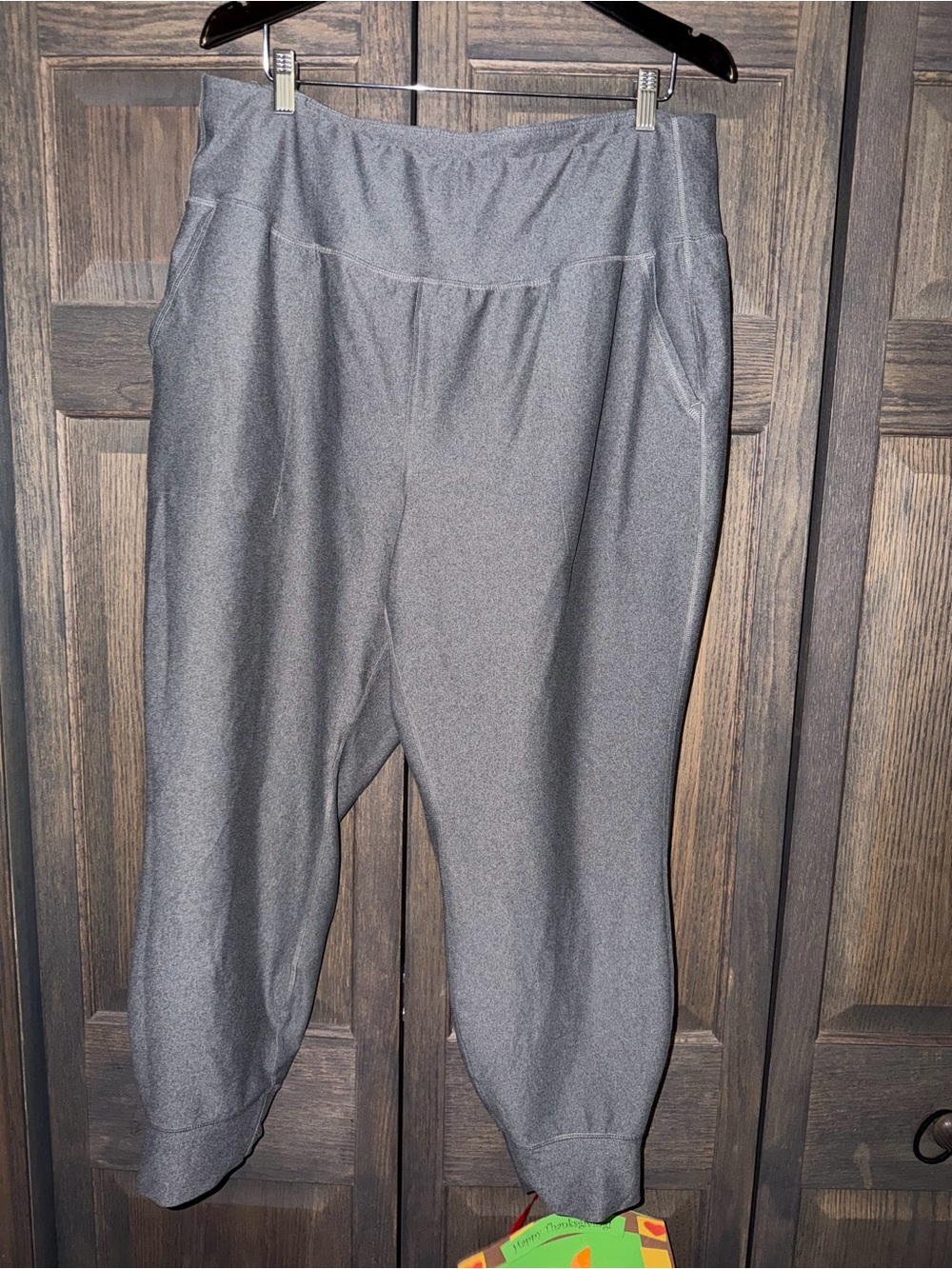 Old Navy Heather Gray Pull-On Jogger Pants